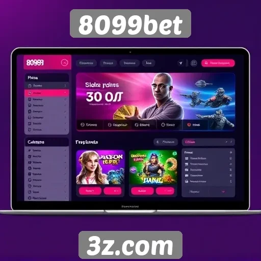 Interface do usuário no 8099bet